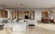 Modern living room and dining room interior scene - Thumbnail 1