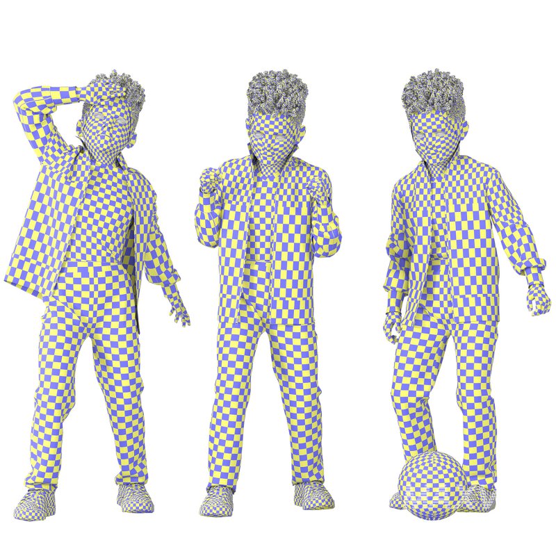 Sport Kid Boy in 03 Poses - Image 4