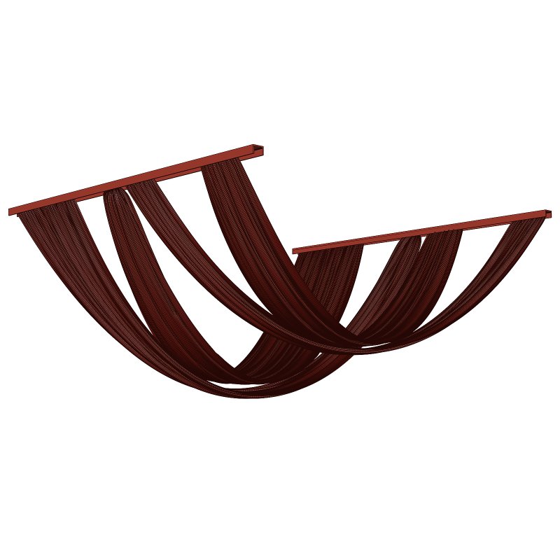 Ceiling Drape Curtain Panels vol 04 - Image 3