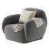 Hazel Beige Lounge Chair - Thumbnail 4