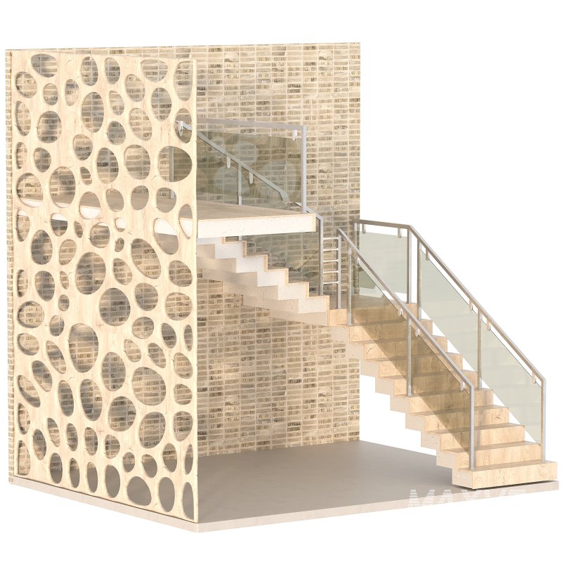 Wooden L Shape Staircase - Image 4