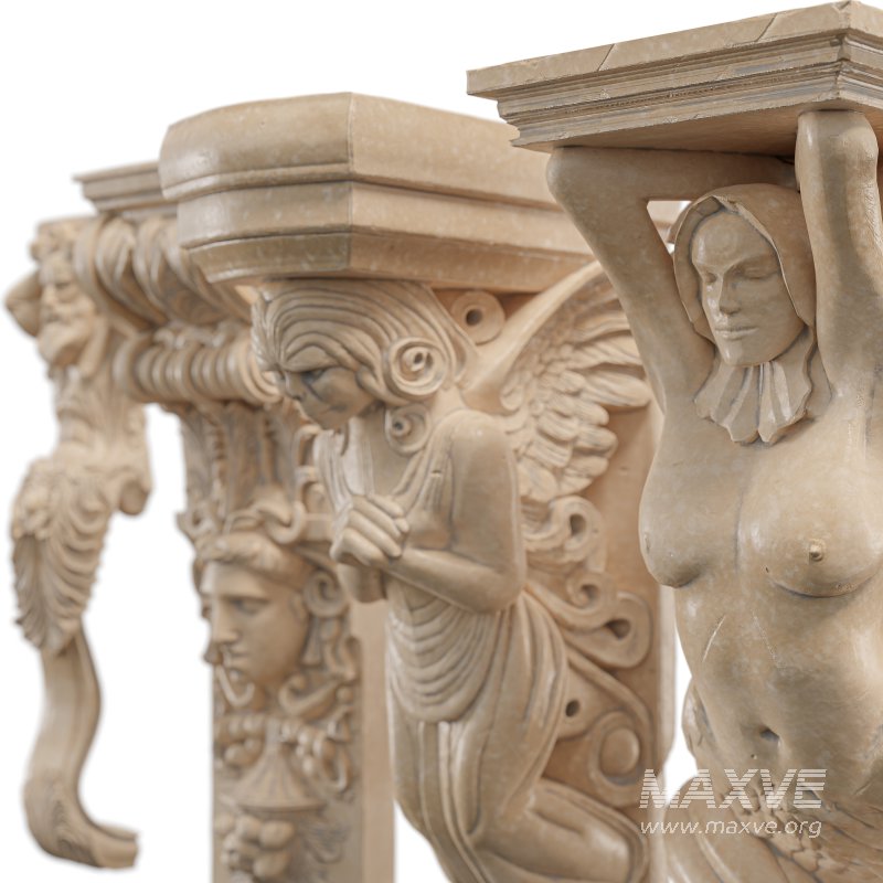 04 Victorian-Style Decorative Stone Bracket Collection - Image 1