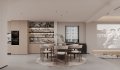 Modern living room and dining room interior scene - Thumbnail 7