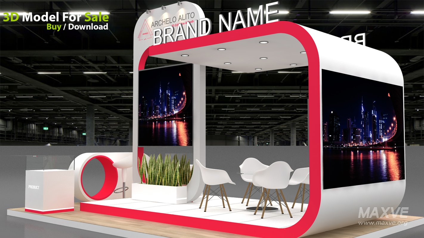 3D Exhibition Booth Model - Image 5