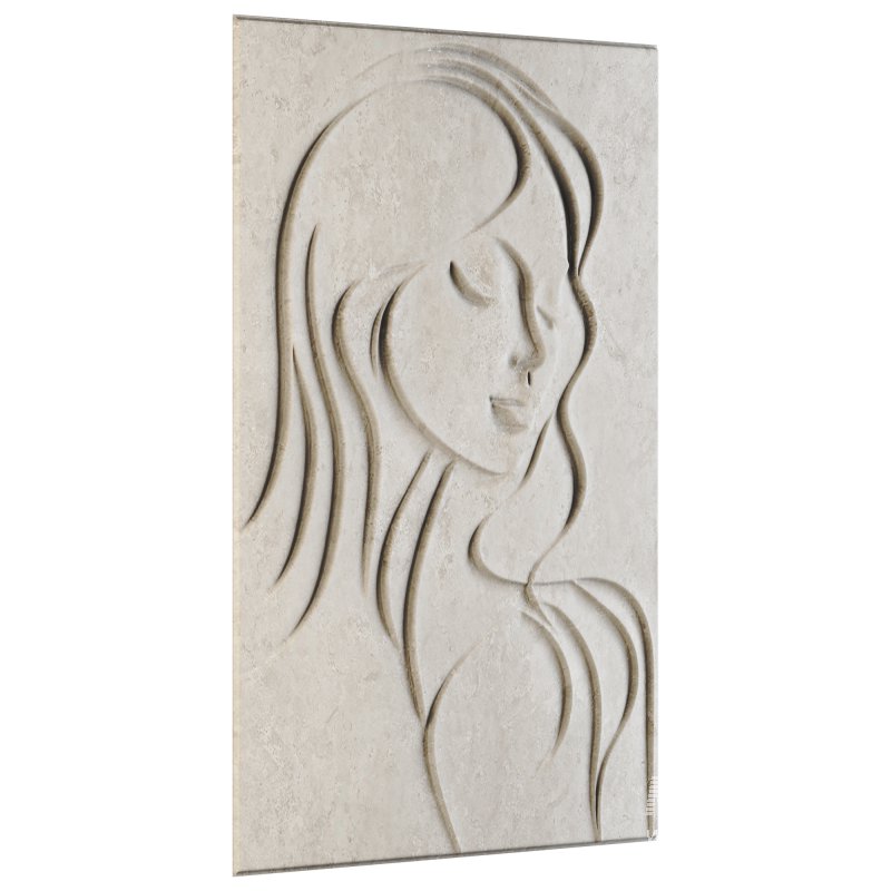 Bas-relief with a Face 09 - Image 3