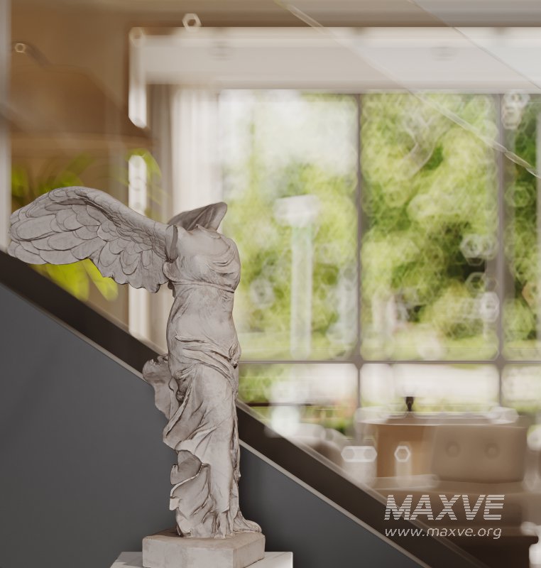 Modern living room and dining room interior scene - Image 4