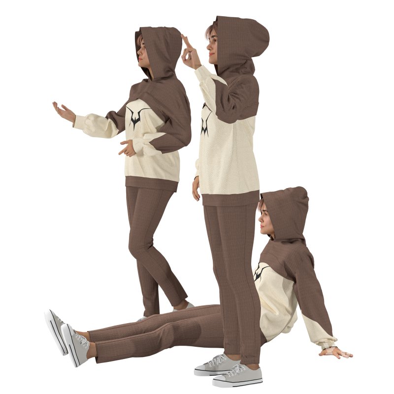 Casual woman 03 Poses - Image 3