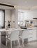 Modern living room and dining room kitchen interior scene - Thumbnail 6