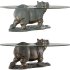 Playful Hippopotamus Coffee Table Whimsical Furniture - Thumbnail 5