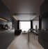 Modern living room and dining room interior scene - Thumbnail 1