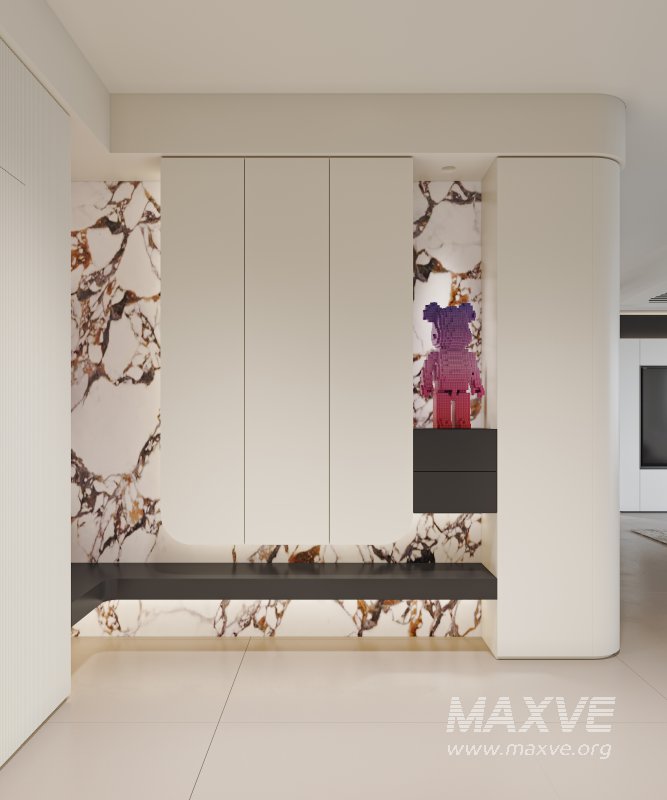 Modern living room and dining room interior scene - Image 16