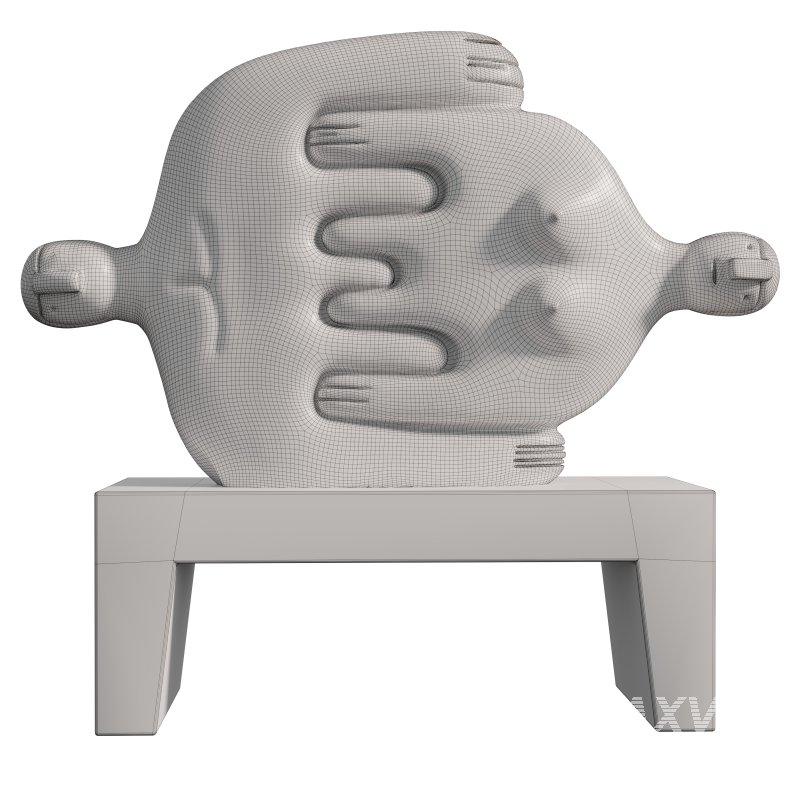 Concrete HIstorian Statue - Image 1