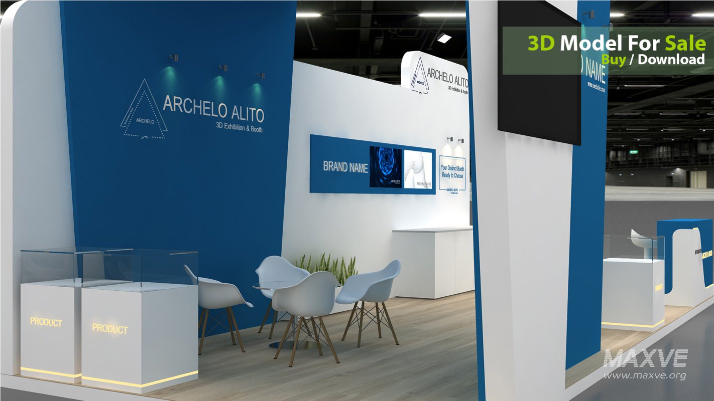 exhibition 3d model - Image 5