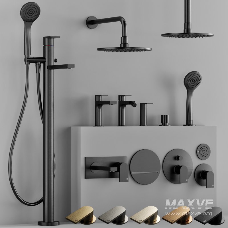 Gessi Manzoni bathroom faucet collection set 2 - Image 1