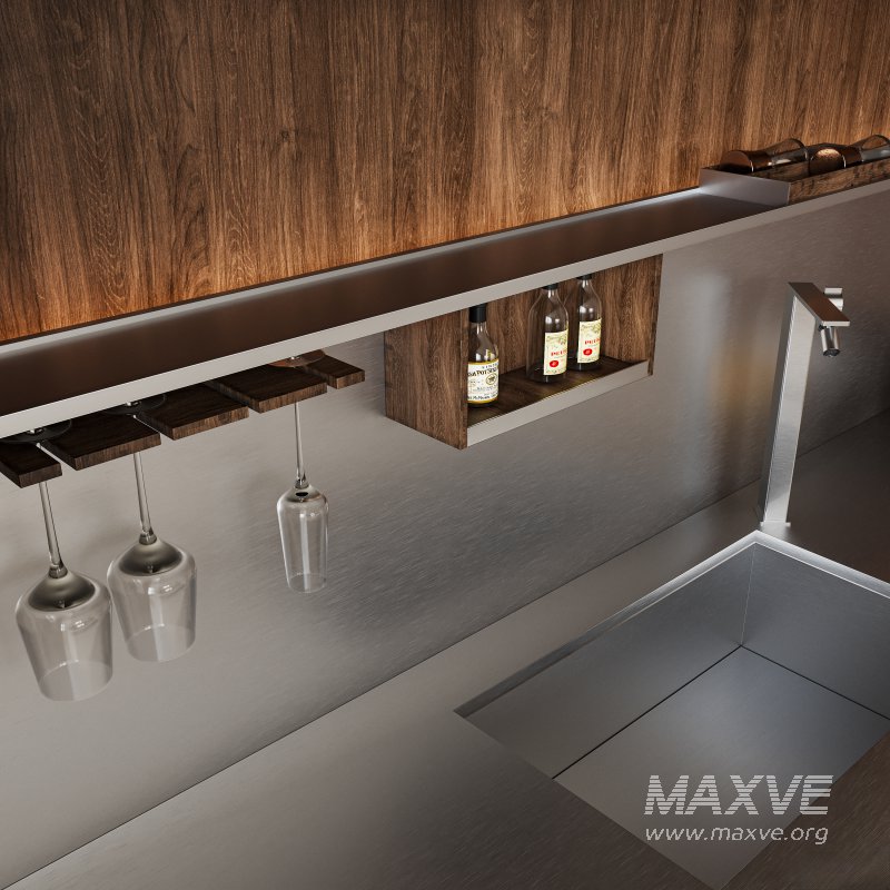 Modern living room and dining room interior scene - Image 9