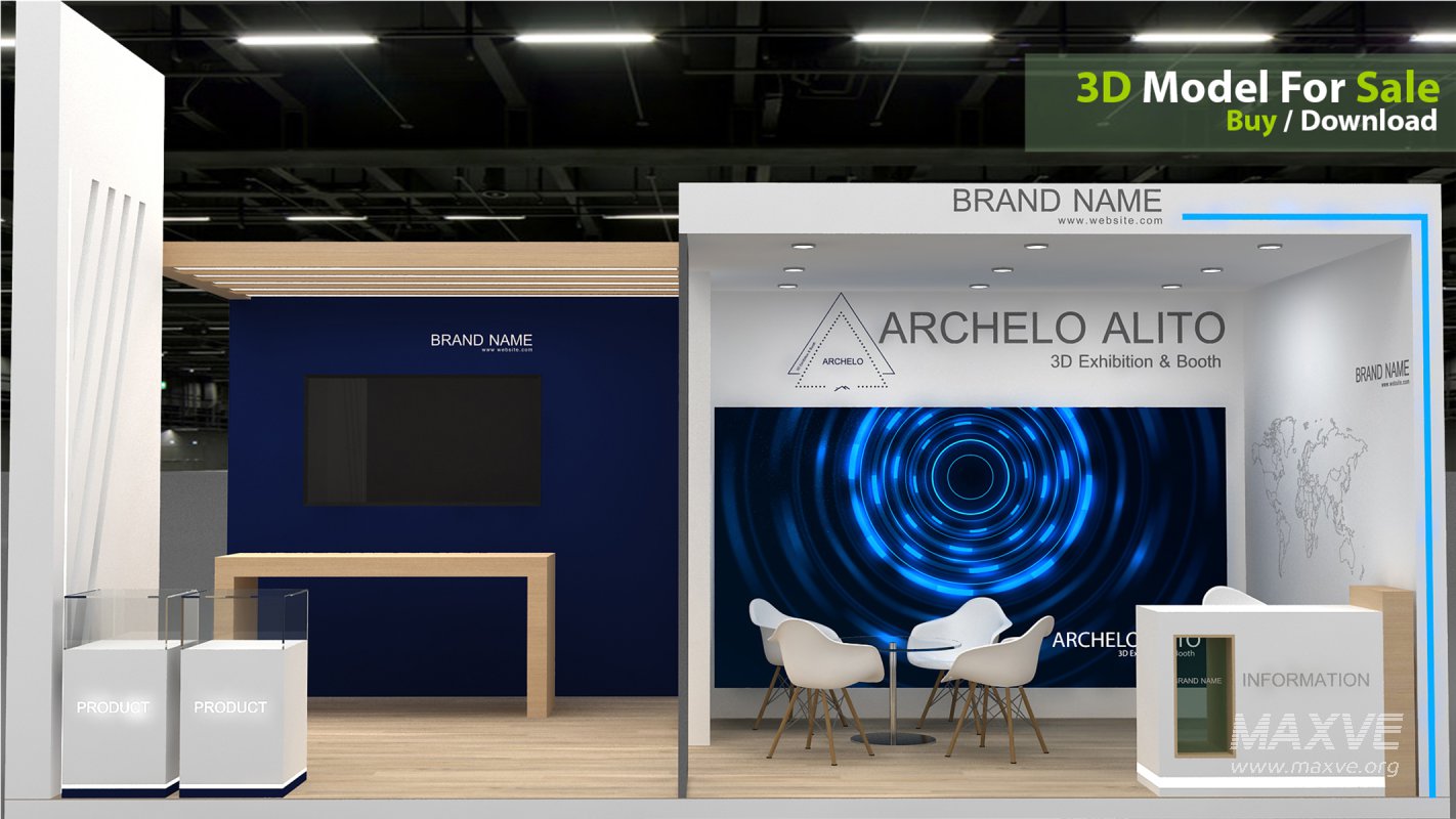 3D Stand Booth Model - Image 5