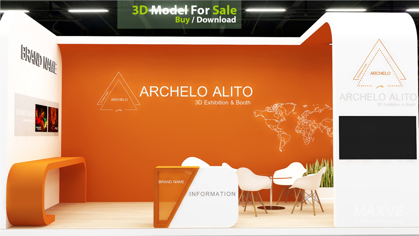 3D Exhibition Booth Model - Image 2