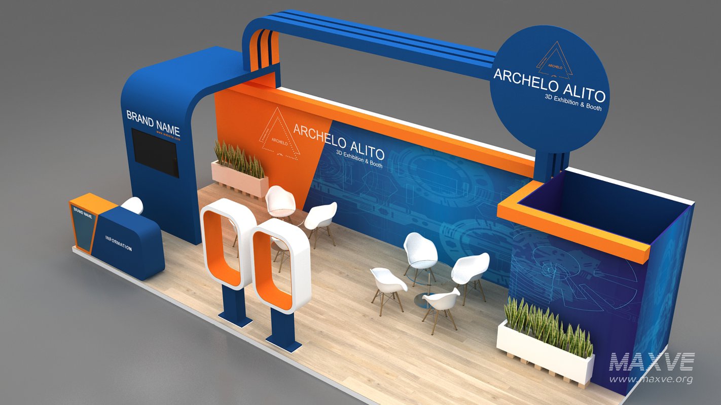 3d kiosk booth exhibition - Image 6