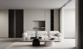 Modern living room and dining room interior scene - Thumbnail 1