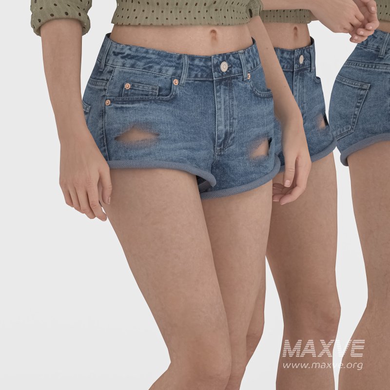 casual_woman in 5 poses - Image 4