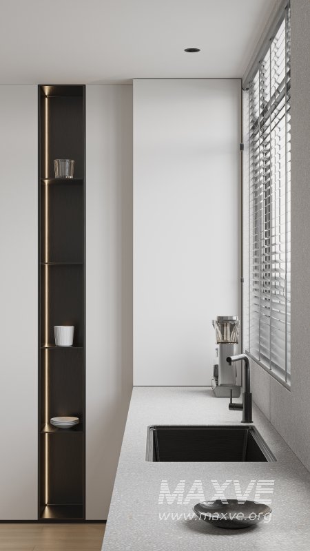 Modern living room and dining room interior scene - Image 4