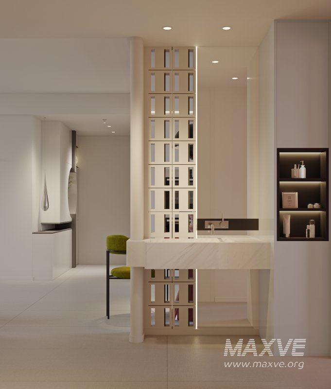 Modern living room and dining room interior scene - Image 3