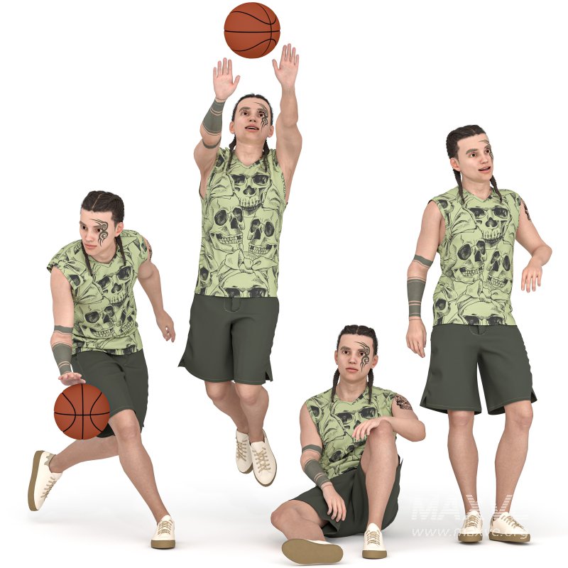 Street Boy With Sport Wear 04 Poses - Image 3