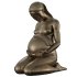 Antique Pregnant Mothers Embrace - Thumbnail 2