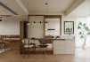 Modern living room and dining room interior scene - Thumbnail 1