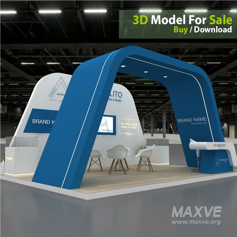 exhibition 3d model - Image 7
