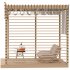 Pergola 3D Scene – Modern Outdoor Lounge and Dining Area - Thumbnail 2