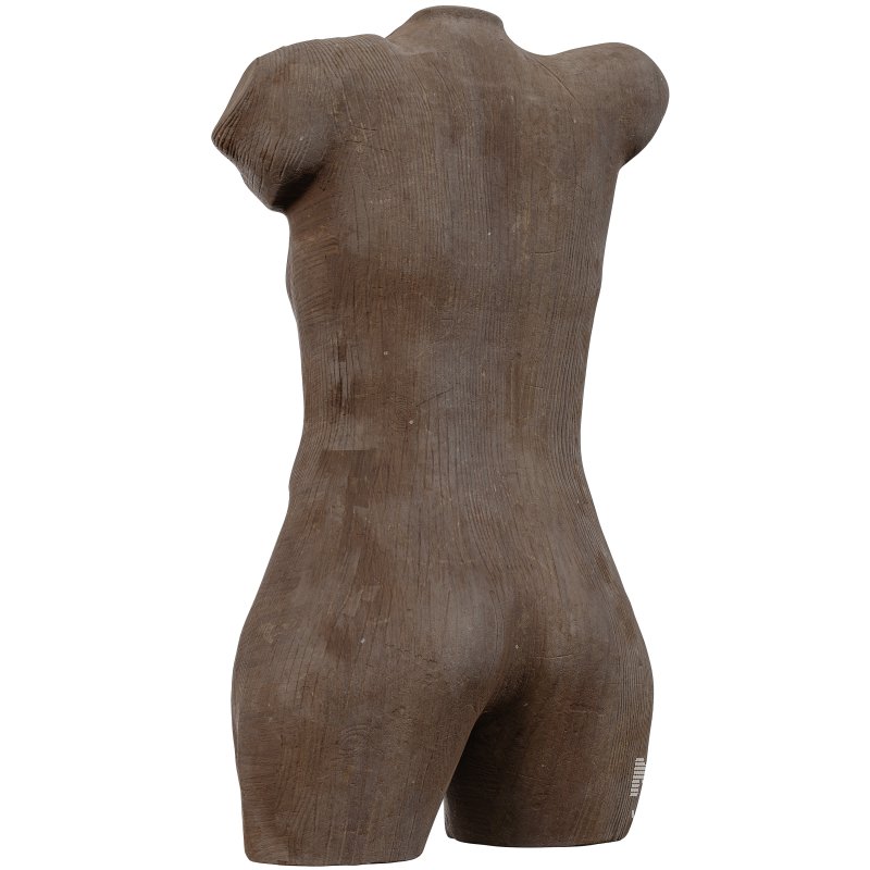 Wooden Man Body Statue - Image 4
