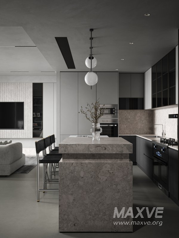 living room dining room kitchen - Image 4