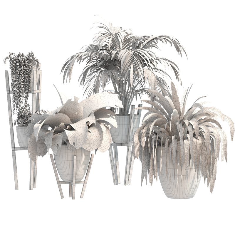 Stone Pot Plant Set - Image 4