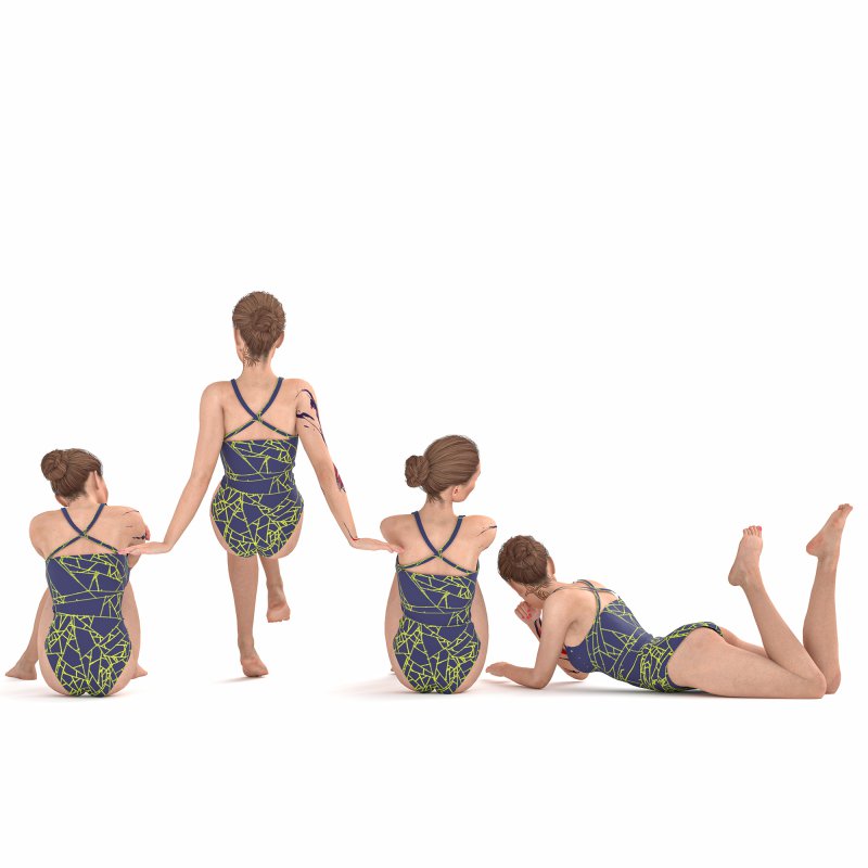 cute woman in bikini 04 poses - Image 3