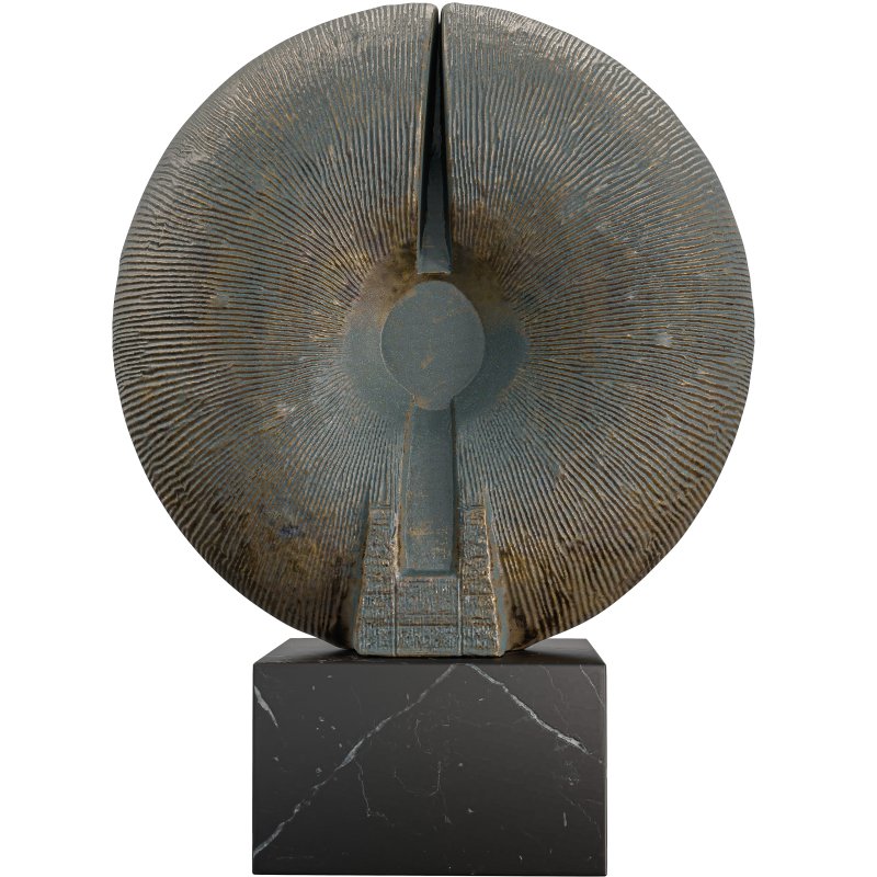 Radiant Circle Sculpture Modern Abstract - Image 5