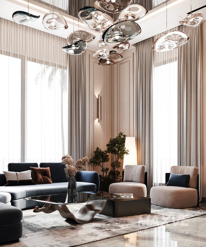 luxury salon and dining neoclassic - Image 5