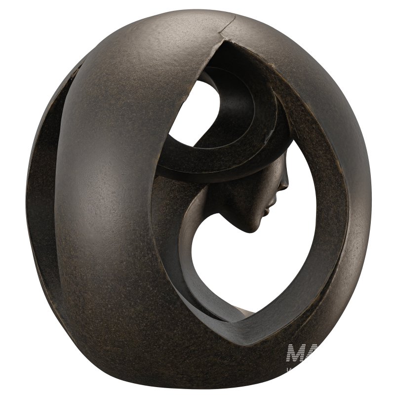 Abstract Profile Flowing Form Sculpture - Image 4