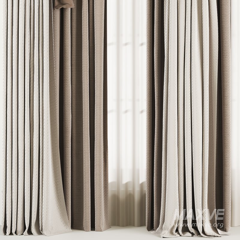 Silk and Cotton Curtain Set 76 - Image 3