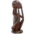 Traditional African Seated Figure Sculpture - Thumbnail 6