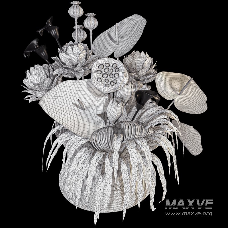 Flowers in Vase Collection 39 - Image 7