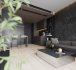 Modern living room and dining room interior scene - Thumbnail 4