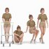 Casual Woman at Shopping 04 Poses - Thumbnail 5