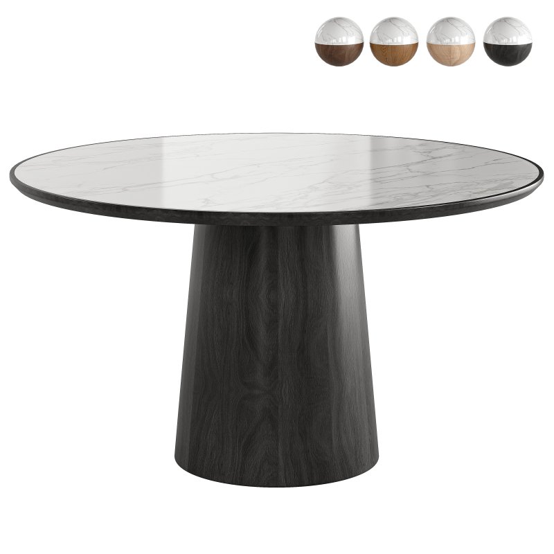 Amare Dining Armchair and Skye Round Dining Table-fourhands - Image 5