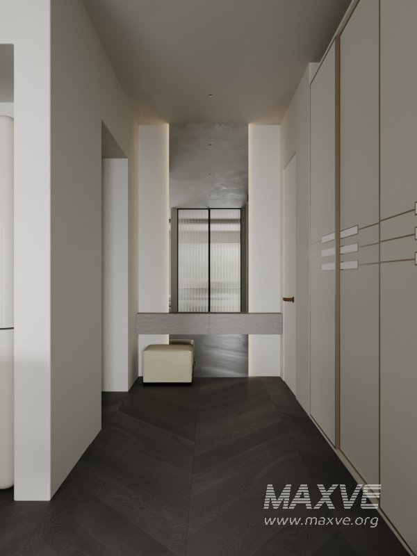 Modern living room and dining room interior scene - Image 8