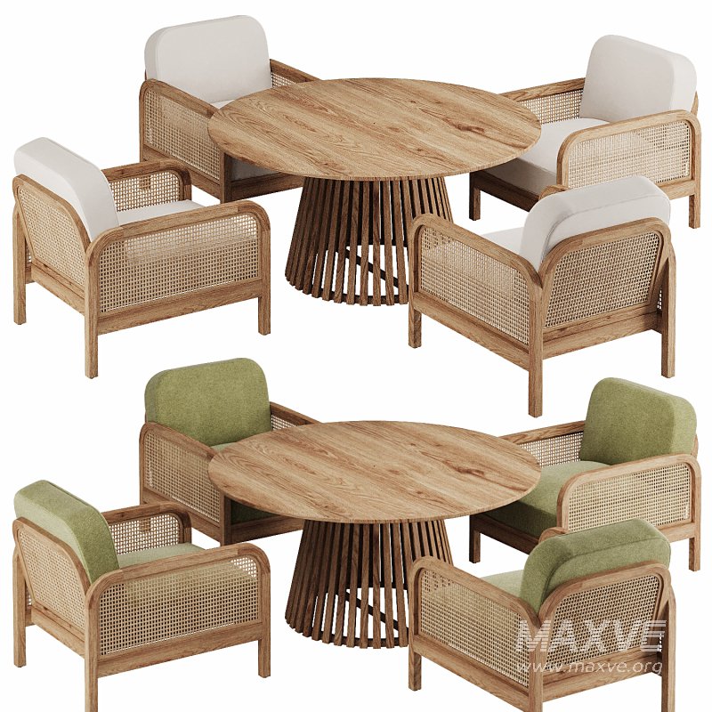Dinning chair and table306 - Image 1