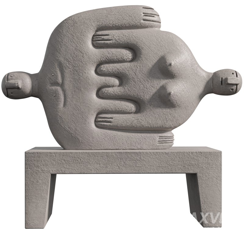 Concrete HIstorian Statue - Image 3