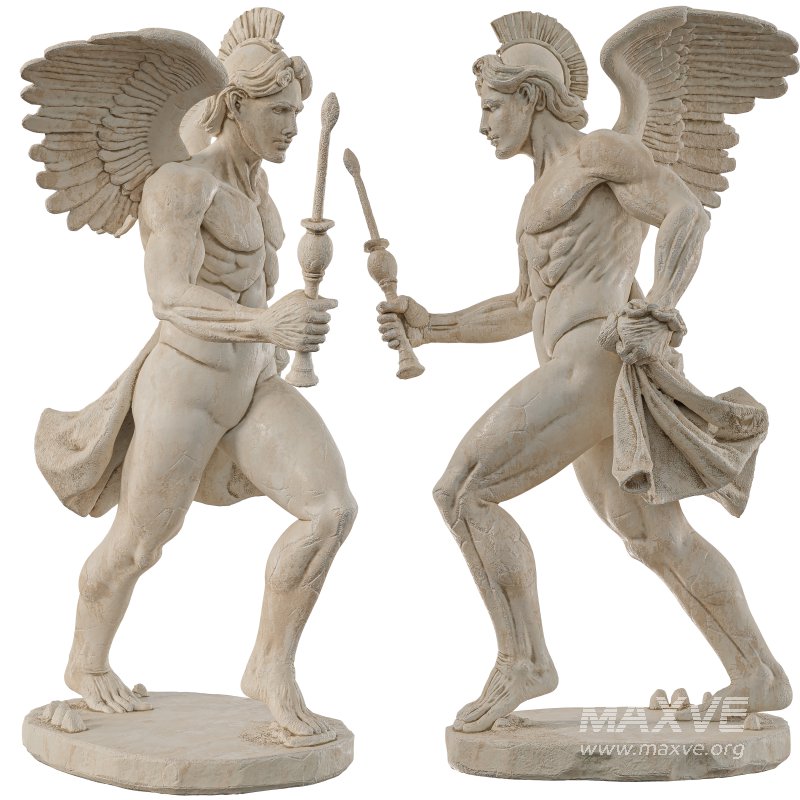 Ancient Old Greek Soldier Sculpture - Image 5