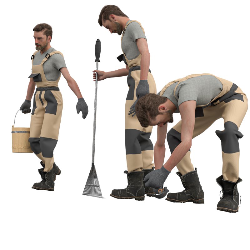 Gardener in 3poses - Image 4