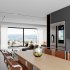 Modern living room and dining room interior scene - Thumbnail 1